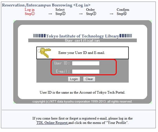 Reserve/order a book from the Library's Catalog 2