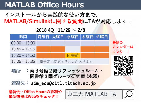 MATLABオフィスアワー